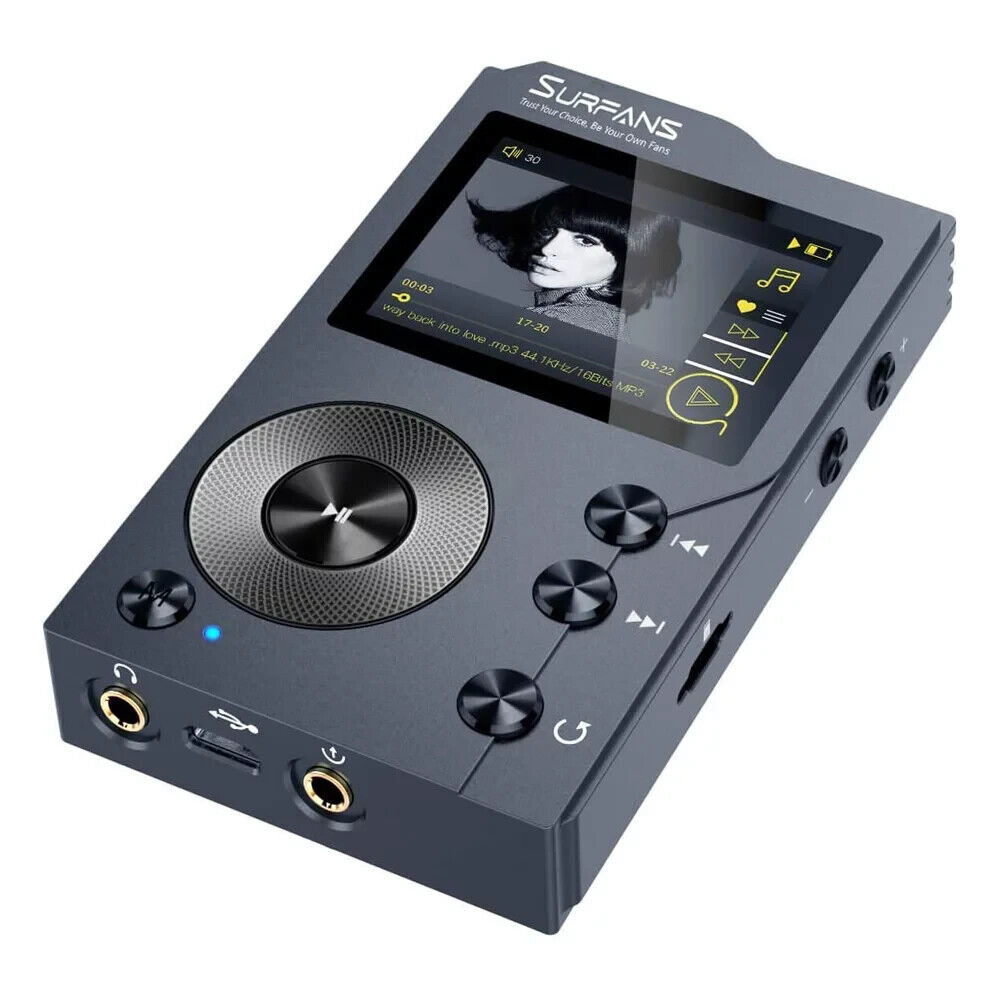 SURFANS F20HIFI MP3 PLAYER BLUETOOTH LOSSLESS DSD HIGH RESOLUTION DIGITAL 32GB.